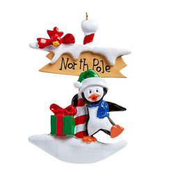Thumbnail Petey At North Pole Ornament