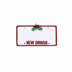 Item 525056 New Driver License Plate Ornament