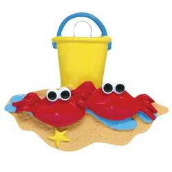 Thumbnail Red Crab Couple With Pail Ornament