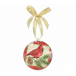 Item 527009 Christmas Cardinal Disc Ornament