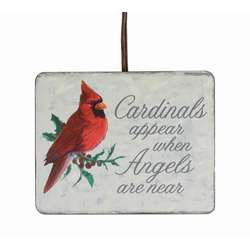 Thumbnail Cardinals Appear Angels Near Ornament