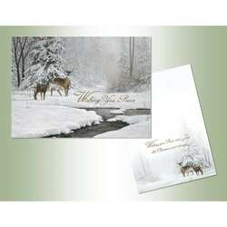 Thumbnail Deer Stream Christmas Cards
