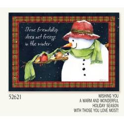 Item 552147 True Frndshp Snowman Christmas Cards