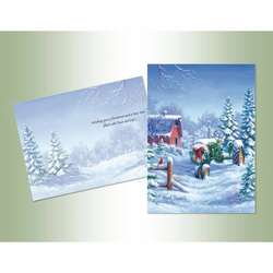 Item 552173 thumbnail Snowy Tractor Christmas Cards