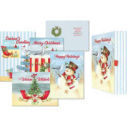Item 552248 Coastal Christmas Keepsake Cards