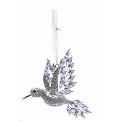 Thumbnail Crystal Hummingbird Ornament
