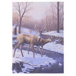 Item 558383 Table Top Double Deer Canvas Print