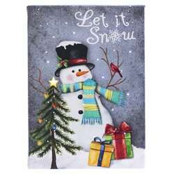 Item 558433 Let It Snow Small Canvas