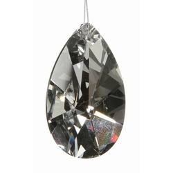 Item 568343 Silver Starcut Crystal Drop Ornament