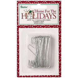 Item 568430 Set of 50 Silver Ornament Hooks