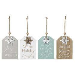 Item 601047 Frosty Winter Gift Tag Wall Sign