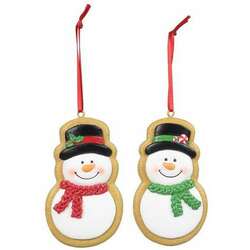 Thumbnail Cookie Snowman Christmas Ornament