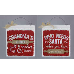 Thumbnail Santa/Grandma Wall Sign