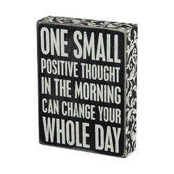 Item 642230 Positive Thought Box Sign