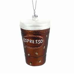 Item 803005 Espresso Coffee Ornament