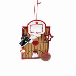 Item 803020 Basketball Court/Hoop Ornament
