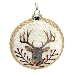 Item 808034 Deer Disc Ornament