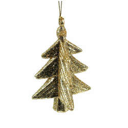 Thumbnail Gold Christmas Tree Ornament