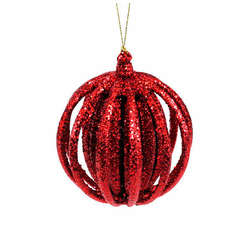 Item 812036 Red Hollow Ball Ornament