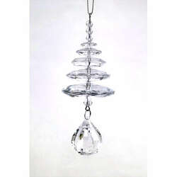 Thumbnail Spiral Crystal Tree Ornament