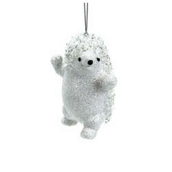 Item 820039 White Hedgehog Ornament