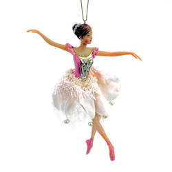 Item 820068 Ballerina With Flowery Skirt Ornament