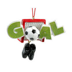 Item 825023 Goal Soccer Sign Ornament