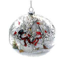 Item 844029 thumbnail Snowman Disc Ornament