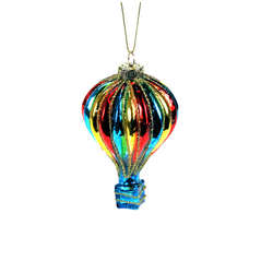 Item 844040 Rainbow Hot Air Balloon Ornament