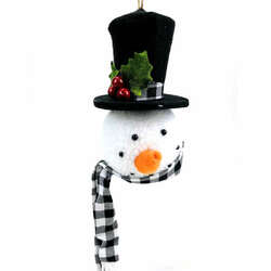 Thumbnail Snowman Head Ornament