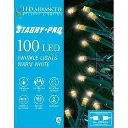 Thumbnail 100 Starry Lights Micro Twinkling Warm White LED Lights Set