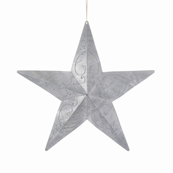 Item 100013 Large Silver Star Ornament
