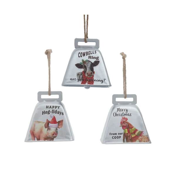 Item 100167 Cowbell Ornament