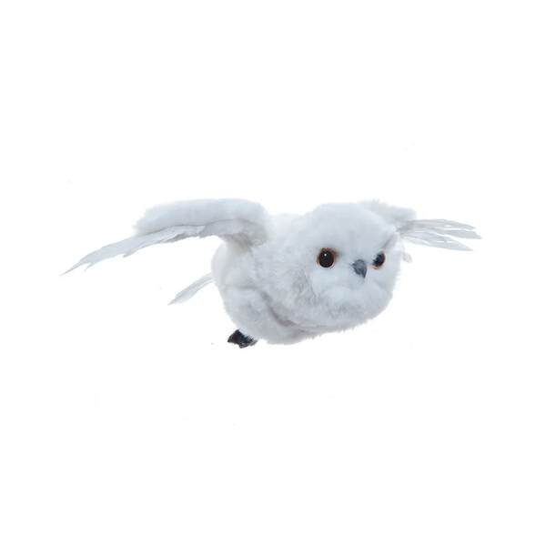 Item 100242 Flying White Owl Ornament