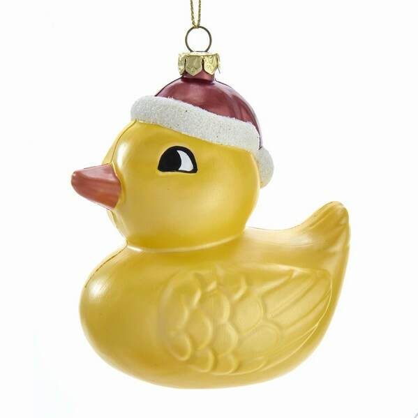 Item 100345 Yellow Duck Ornament
