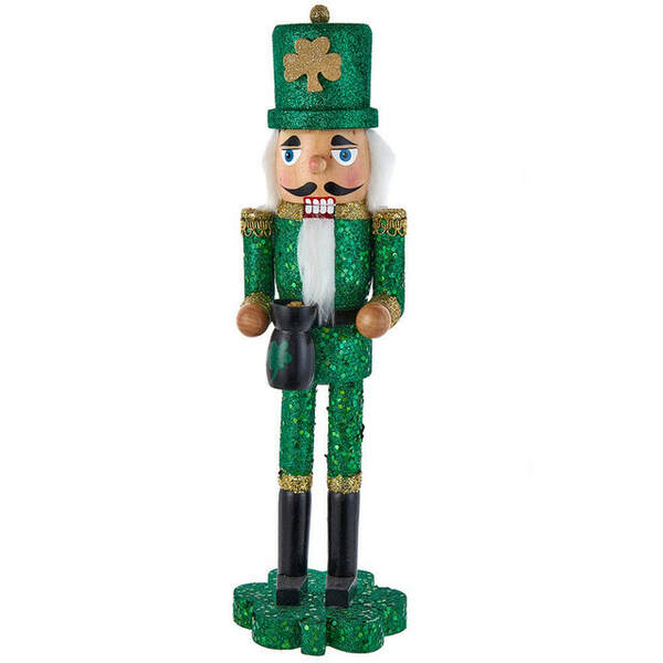 Item 100400 Irish Nutcracker On Shamrock Base