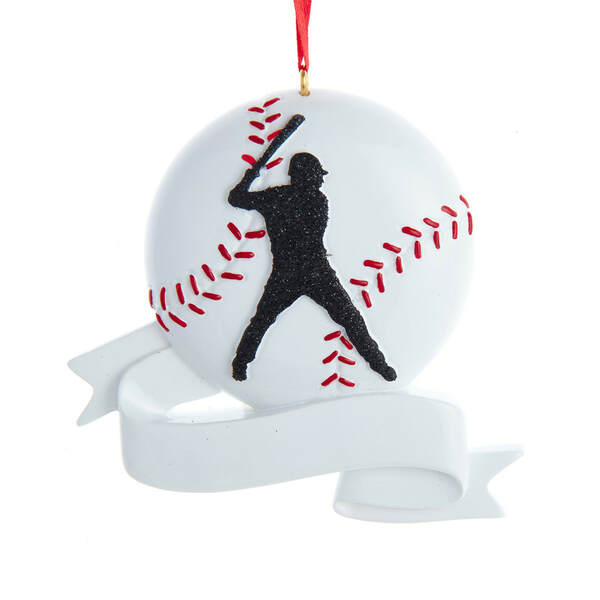Item 100500 Baseball Player Ornament