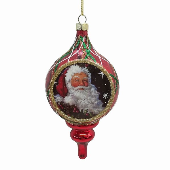 Item 100524 Santa Finial Ornament