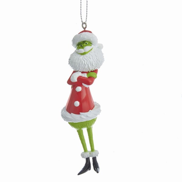 Item 100582 Santa Grinch Ornament
