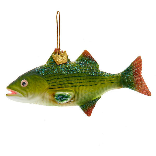 Item 100667 Noble Gem Bass Fish Ornament