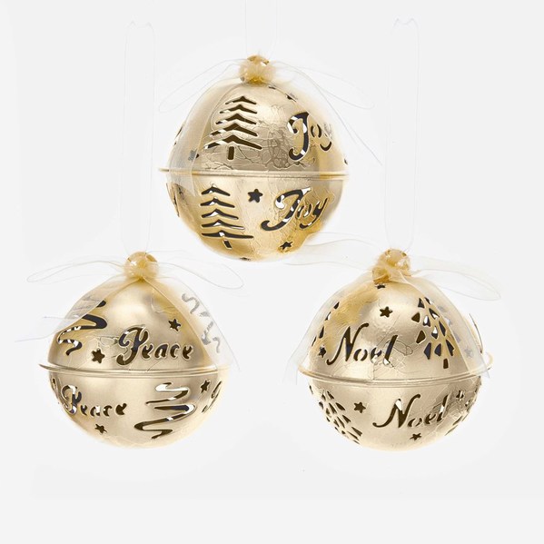 Item 100734 Gold Jingle Bell Ornament