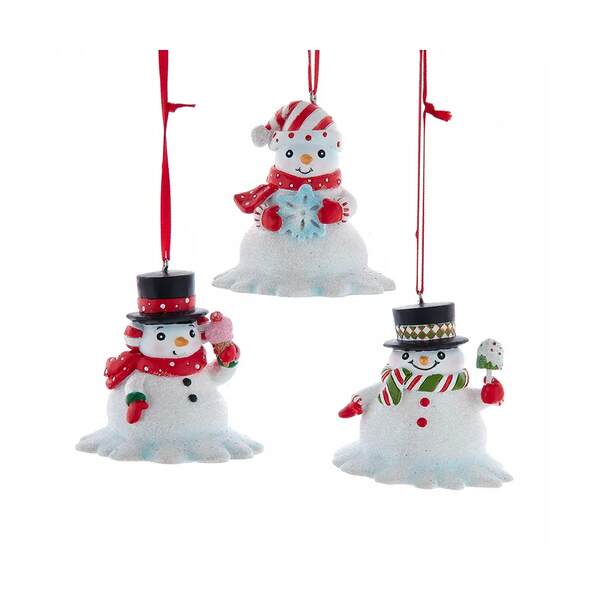 Item 100759 Melting Snowman Ornament