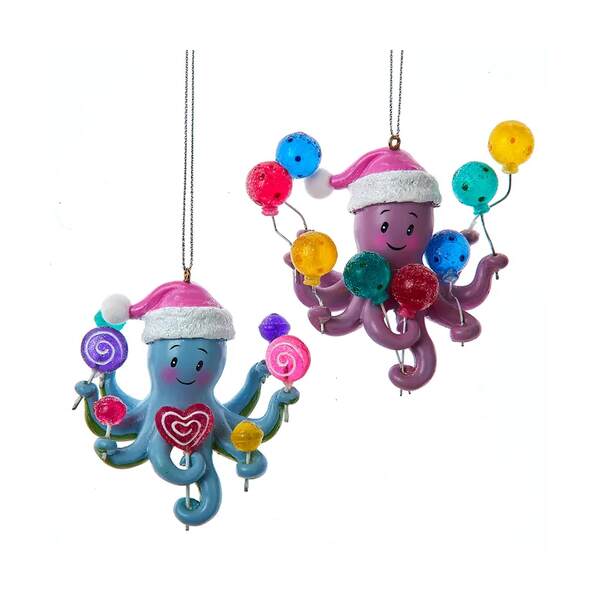 Item 100760 Octopus With Lollipops Ornament