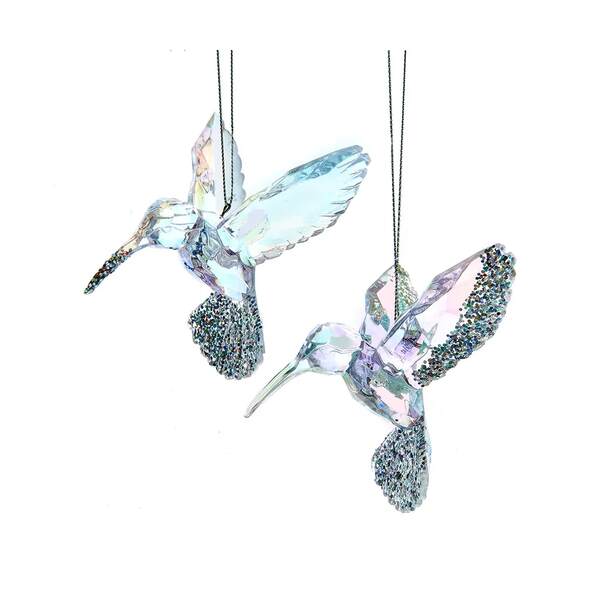 Item 100767 Opalescent Hummingbird Ornament