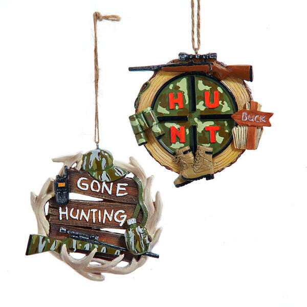 Item 100787 Hunting Sign Ornament
