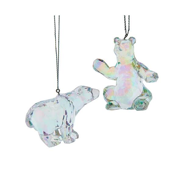 Item 100797 Opalescent Bear Ornament