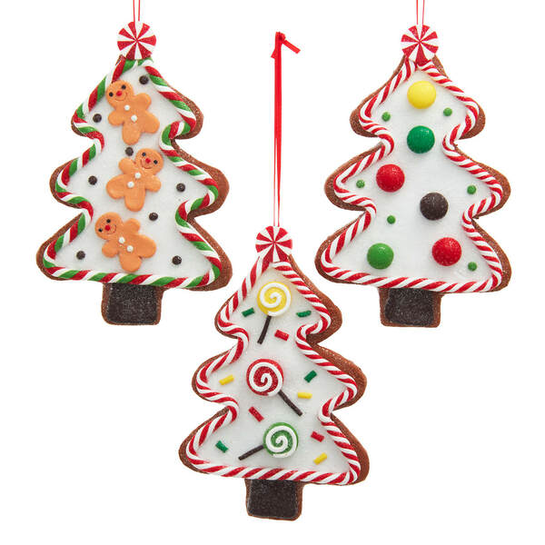 Item 100933 Candy Gingerbread Tree Ornament