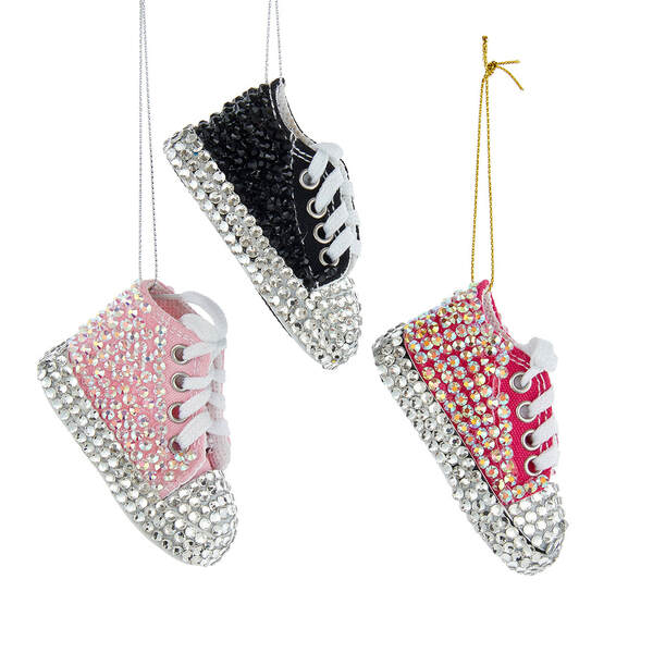 Item 100997 Bedazzled Sneaker Ornament