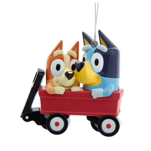 Item 101059 Bluey And Bingo Red Wagon Ornament