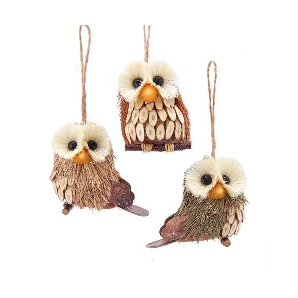 Item 101072 Sisal Owl Ornament